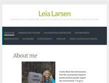 Tablet Screenshot of leialarsen.com